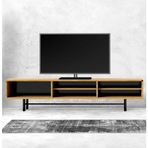 Szafka RTV-62 Drewno Lite Dąb Loft Lakier Rozmiary od 100 cm do 200 cm PREMIUM